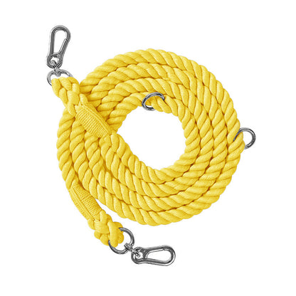 Multifunctional Braided Double-ended Dog - back view - PET'S FUN | dog entertainment