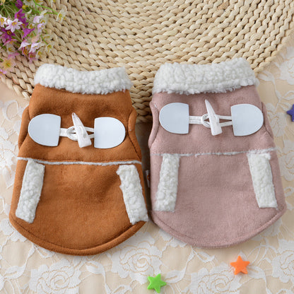 Pet Supplies Cat Cat Thickened Clothes Vest - side view - PET'S FUN | cat supplies