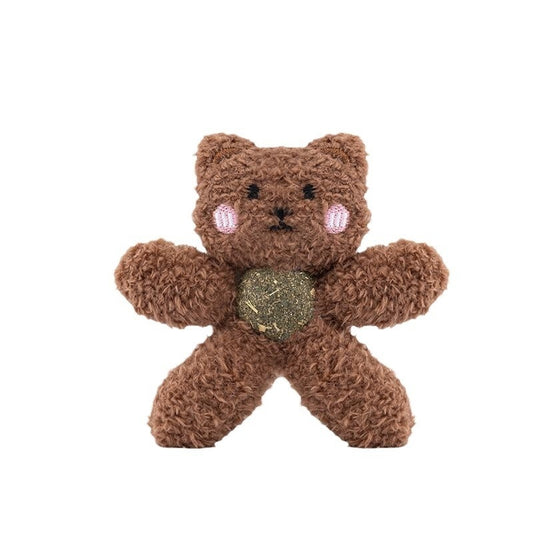 Catnip Ball Cat Toy Molar - side view - PET'S FUN | cat supplies