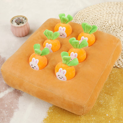 Pet Pull Radish Chick Gopher Hide and Seek - detail view - PET'S FUN | pet supplies