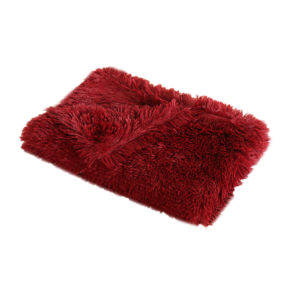 Pet Book Sleeping Plush Nest Mat - angle view - PET'S FUN | pet supplies