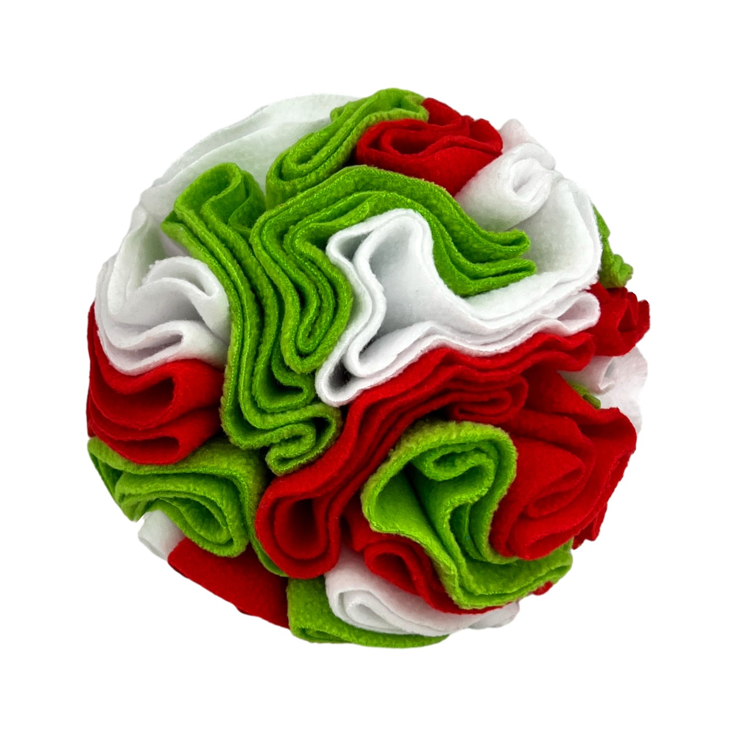 Pet Sniffing Toy Ball Molars Colorful Ball - side view - PET'S FUN | dog toy