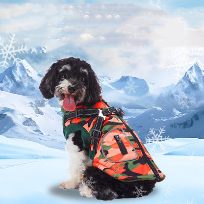 Winter Cashmere Pet Jacket - front view - PET'S FUN | pet toy