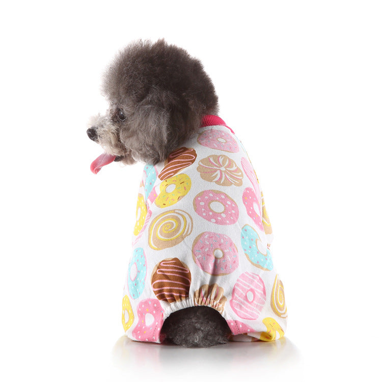 Pet Clothes Autumn and Winter at Home - back view - PET'S FUN | interactive pet toy