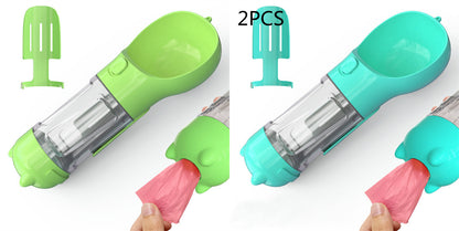 Pet Water Bottle Feeder Bowl Garbage Bag Storage Portable Pet O | PET'S FUN