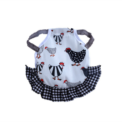 Apron Feather Protection Retainer Back - detail view - PET'S FUN | pet toy