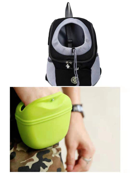 Portable Puppy Snack Bag Snack Bag Pet - side view - PET'S FUN | dog accessories