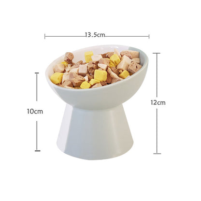 Ceramic Pet Slant Mouth Dog And Cat Food Bowl Set - detail view - PET'S FUN | durable pet supplies