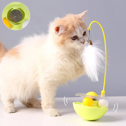 Cat Interactive Toy Funny Tumbler Toy Kitten Exercise - front view - PET'S FUN | cat toy