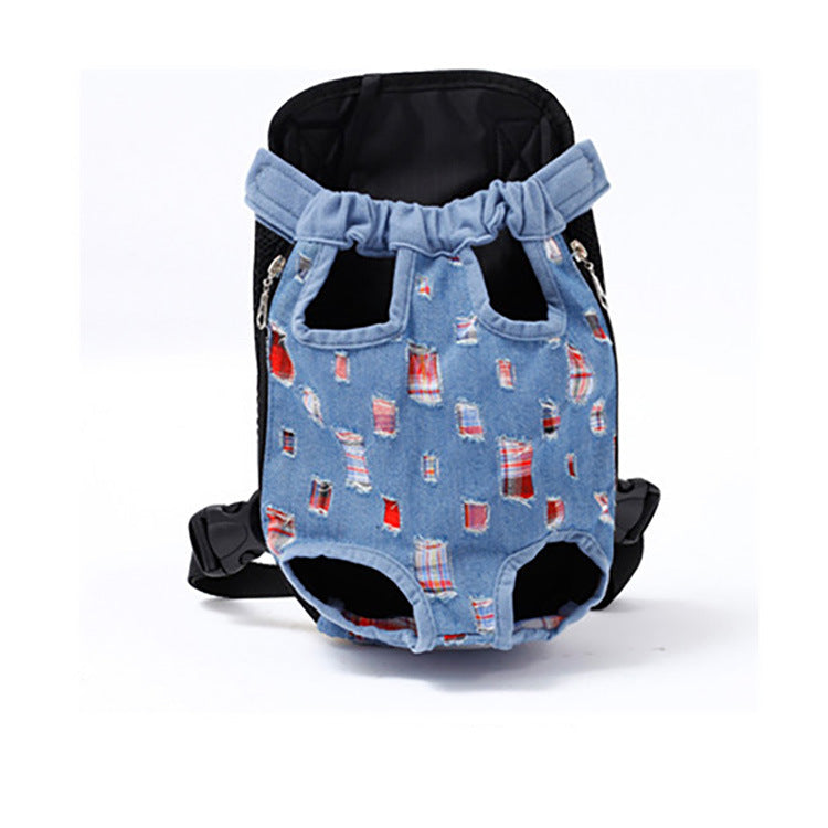 Pet Backpack Dog Go Out Carrying Bag - back view - PET'S FUN | dog accessories