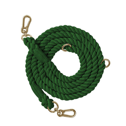 Multifunctional Braided Double-ended Dog - front view - PET'S FUN | dog play
