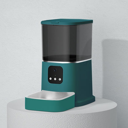 Pet Automatic Feeder Large Capacity Smart - angle view - PET'S FUN | cat toy