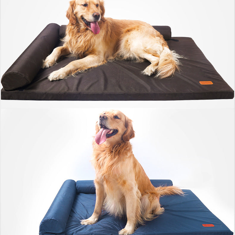 Removable Washable All-weather Dog Bed, Medium-sized Dog ...