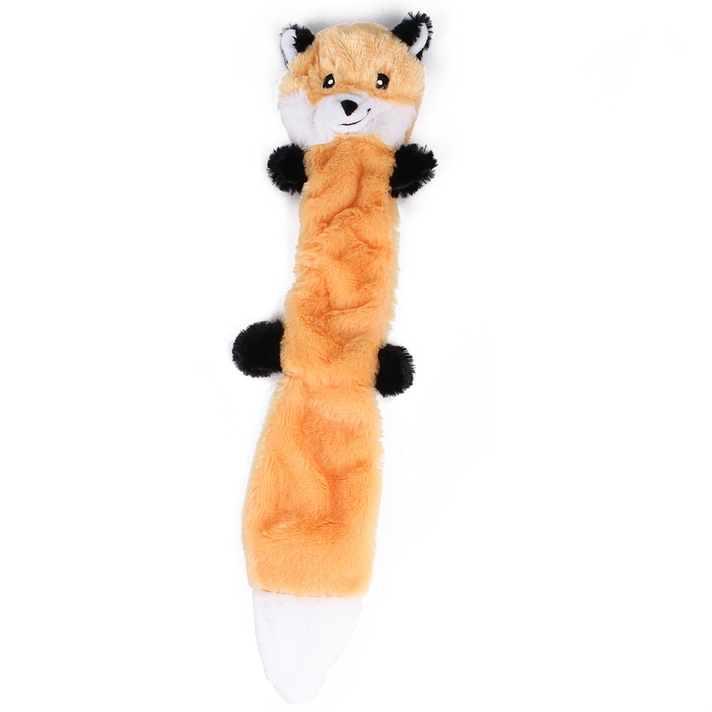 Dog Chew Toy Pet Plush Squeaky Paper Toy - front view - PET'S FUN | dog bed