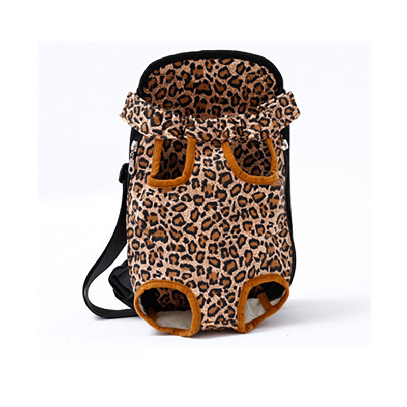 Pet Backpack Dog Go Out Carrying Bag - angle view - PET'S FUN | dog entertainment