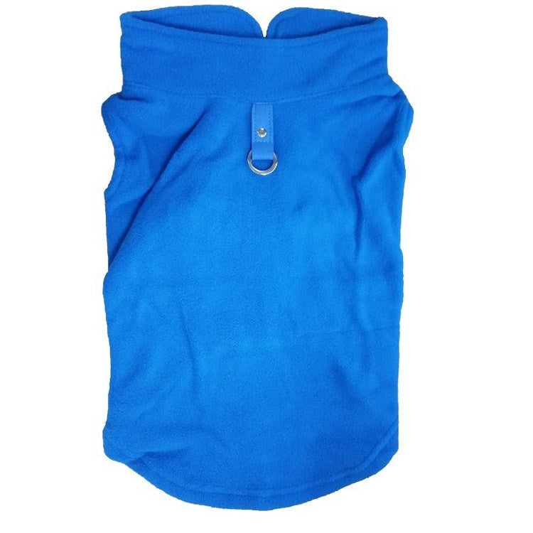 Fleece Pet Dog Clothes Puppy Coat Jacket for - angle view - PET'S FUN | dog supplies