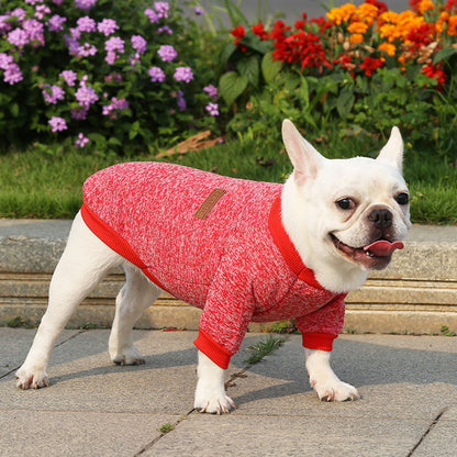Fall Winter Sweater Two-legged Clothes Dog - detail view - PET'S FUN | interactive dog toy