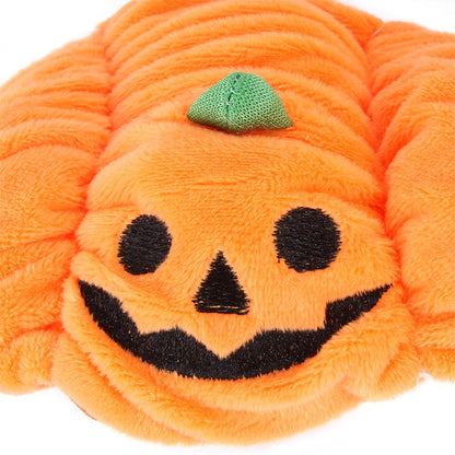 Pet Hat Halloween Funny Pumpkin Hat Cute Pet Animal - back view - PET'S FUN | pet accessories