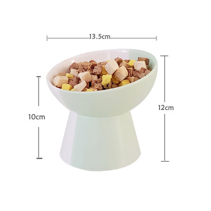 Ceramic Pet Slant Mouth Dog And Cat Food Bowl Set - packaging view - PET'S FUN | pet supplies