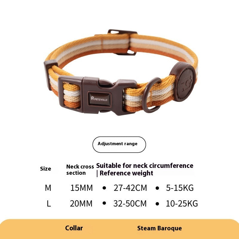 Retro Record Hand Holding Rope Small and Medium-sized Dogs Coll | PET'S FUN