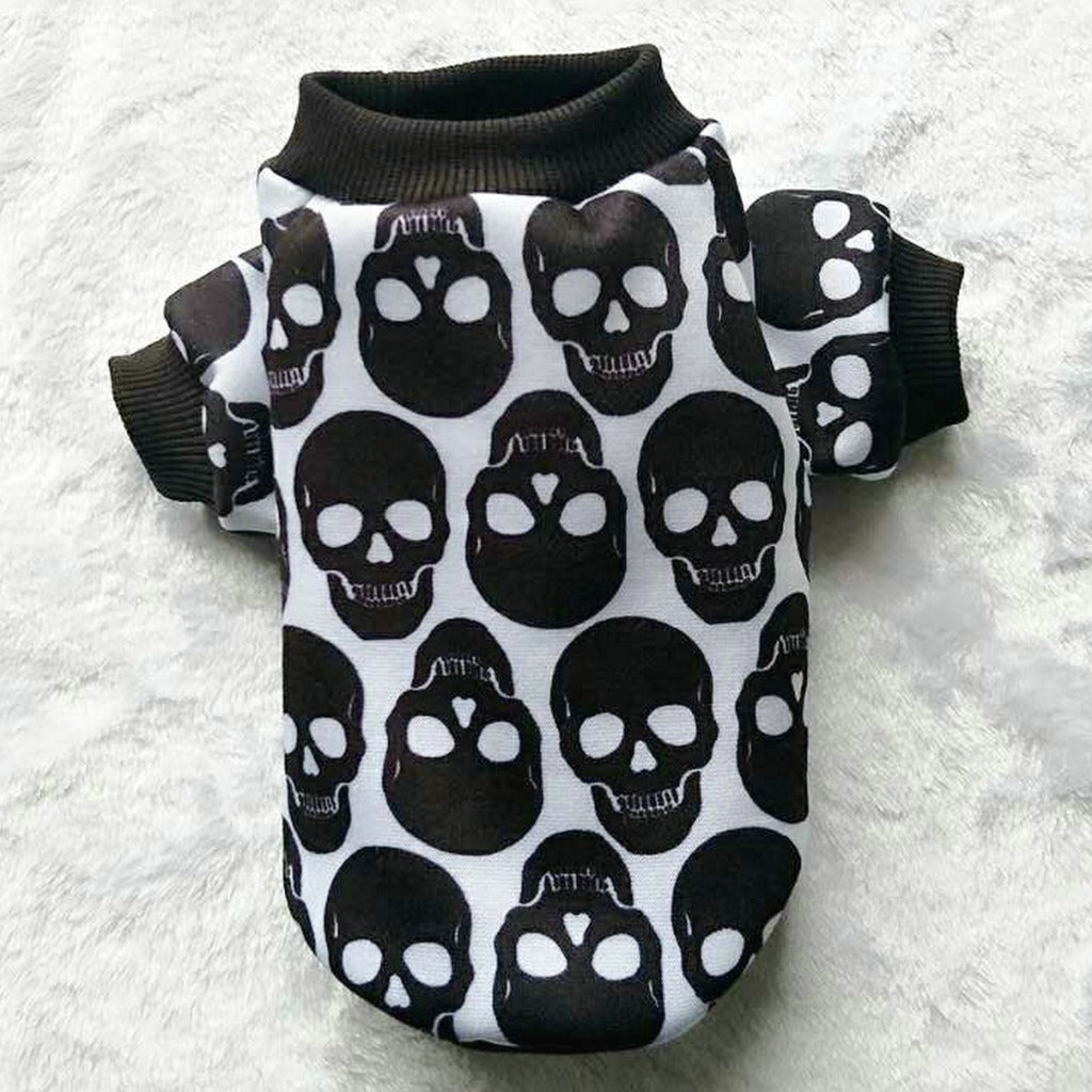 Pet Clothes Skull Halloween Supplies - detail view - PET'S FUN | pet accessories