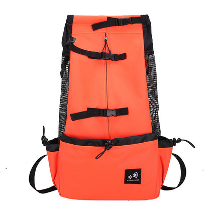 Pet Dog Carrier Bag Carrier For Dogs Backpack Out - detail view - PET'S FUN | dog supplies