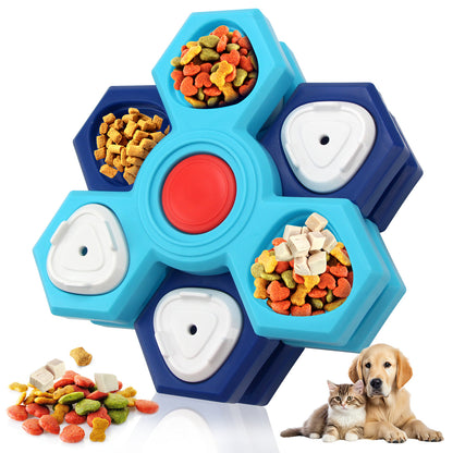 4 Layers Slow Feeder Puzzle Dog Bowls Assemble Slow - lifestyle view - PET'S FUN | interactive dog toy
