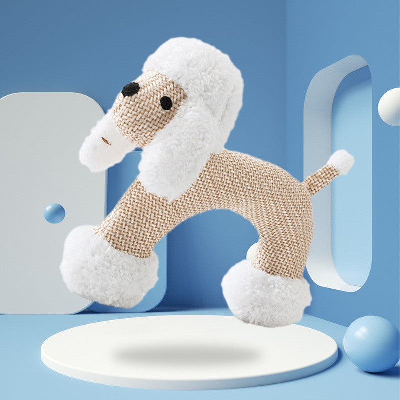 Sound Plush Pets Dog Toy with Molars Relieving Boredom Pet Prod | PET'S FUN