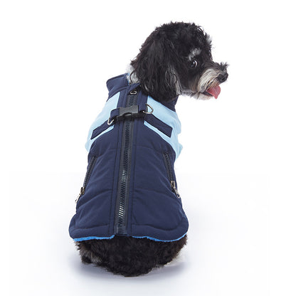 Winter Cashmere Pet Jacket - detail view - PET'S FUN | pet supplies