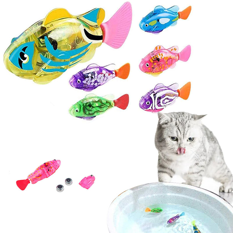 Cat Interactive Electric Fish Water Toy for Indoor - front view - PET'S FUN | cat toy
