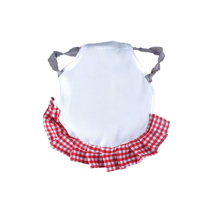 Apron Feather Protection Retainer Back - side view - PET'S FUN | pet toy