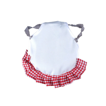 Apron Feather Protection Retainer Back - side view - PET'S FUN | pet toy