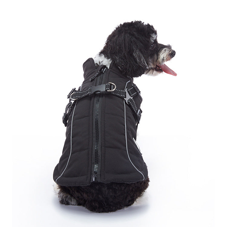 Winter Cashmere Pet Jacket - front view - PET'S FUN | interactive pet toy
