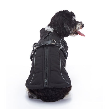 Winter Cashmere Pet Jacket - front view - PET'S FUN | interactive pet toy