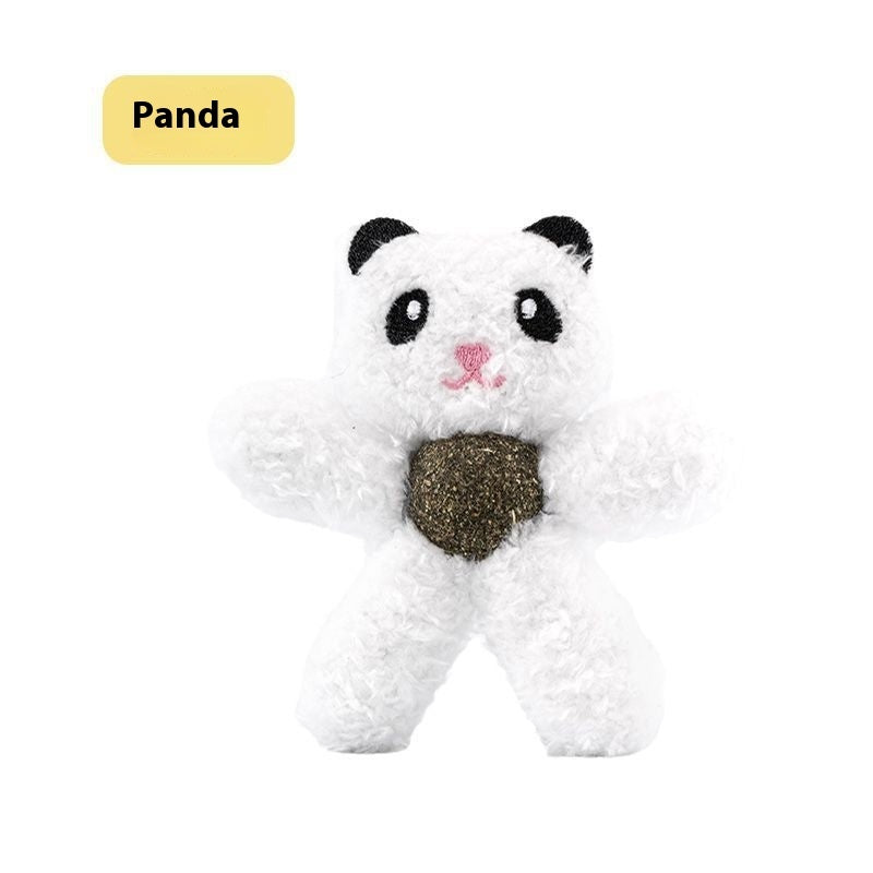 Catnip Ball Cat Toy Molar - back view - PET'S FUN | cat accessories