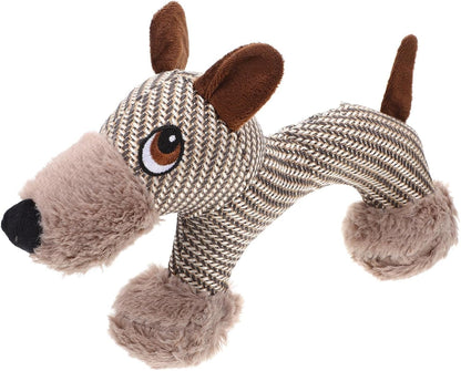Large Dog Squeaky Toys Stuffed Animal Dog Plush Toy - detail view - PET'S FUN | dog accessories