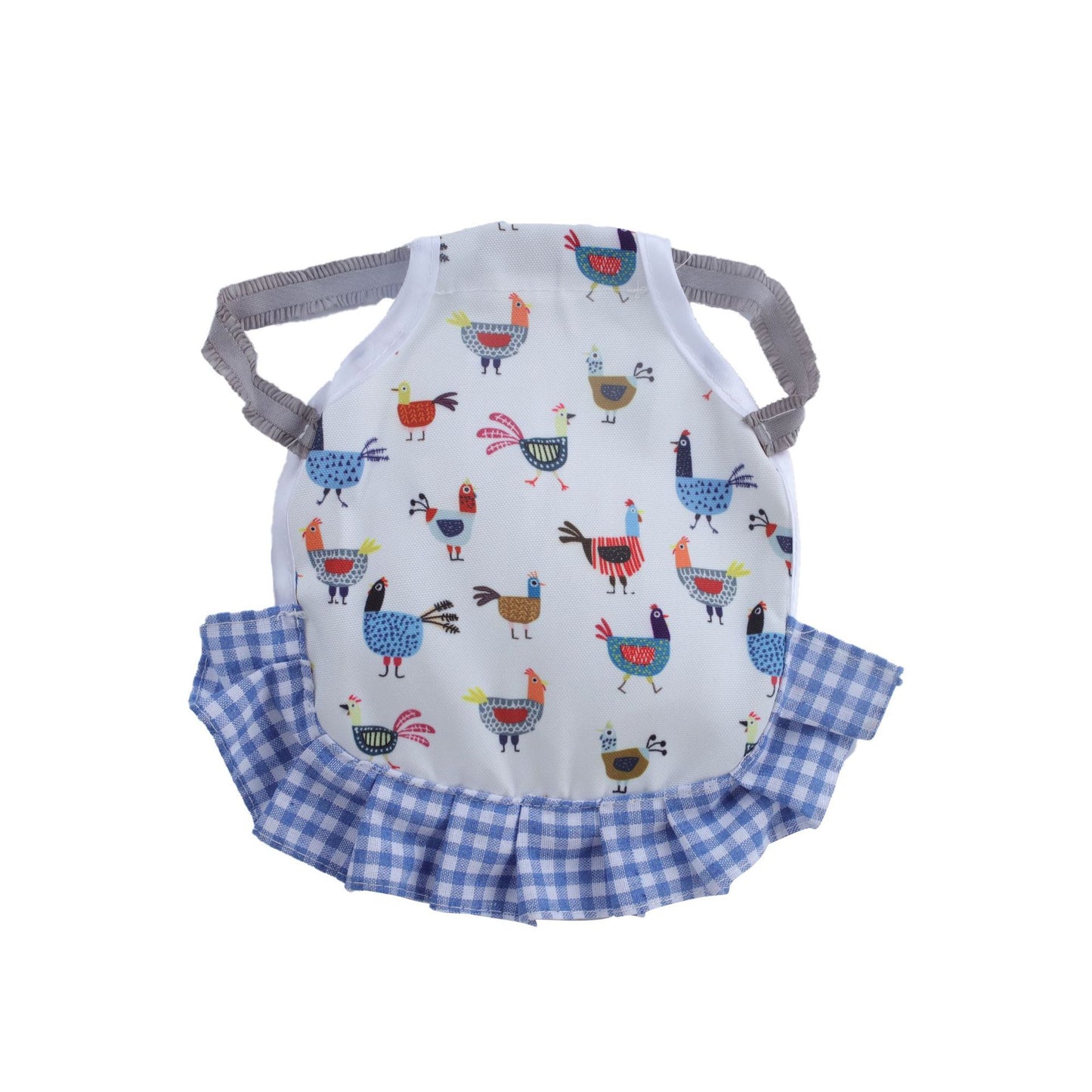 Apron Feather Protection Retainer Back - front view - PET'S FUN | pet play