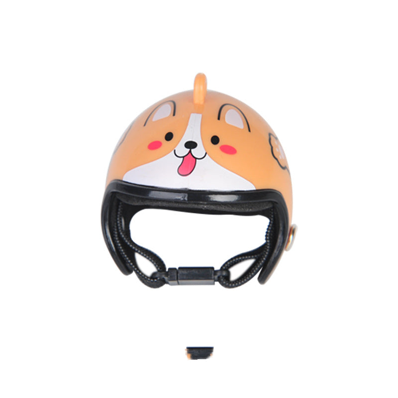 Funny Bird Hat Protect Chicken Headgear - back view - PET'S FUN | interactive pet toy