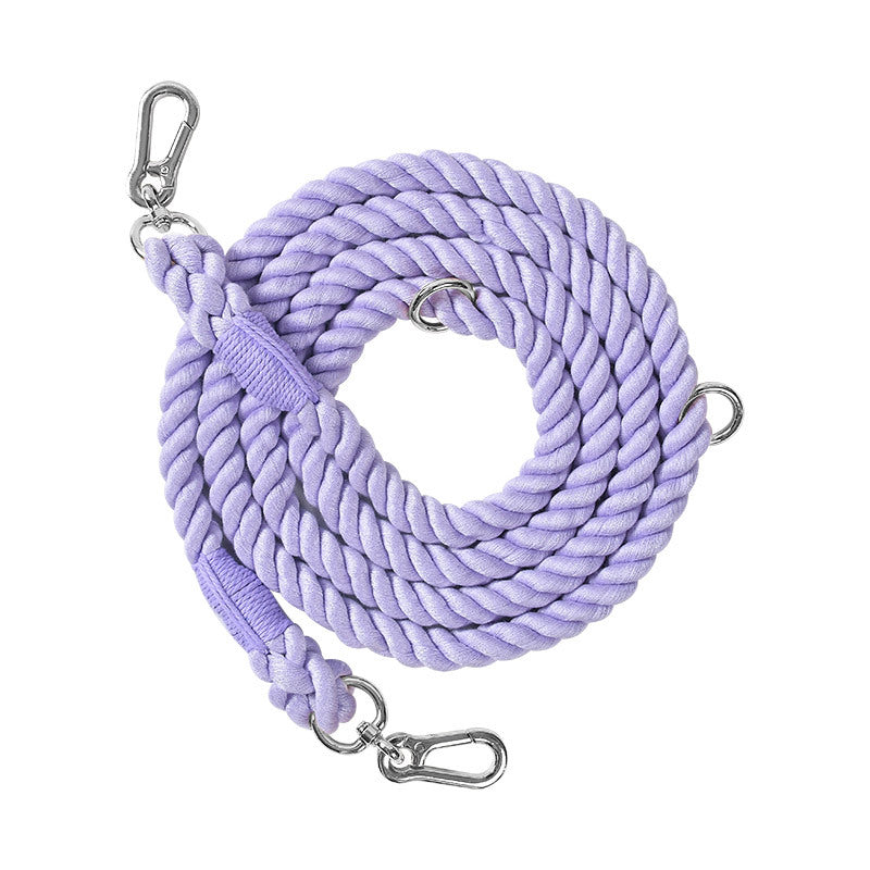 Multifunctional Braided Double-ended Dog Leash | PET'S FUN