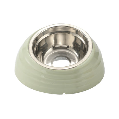 Pet Bowl Stainless Steel Cat Bowl Feeder - front view - PET'S FUN | cat bed
