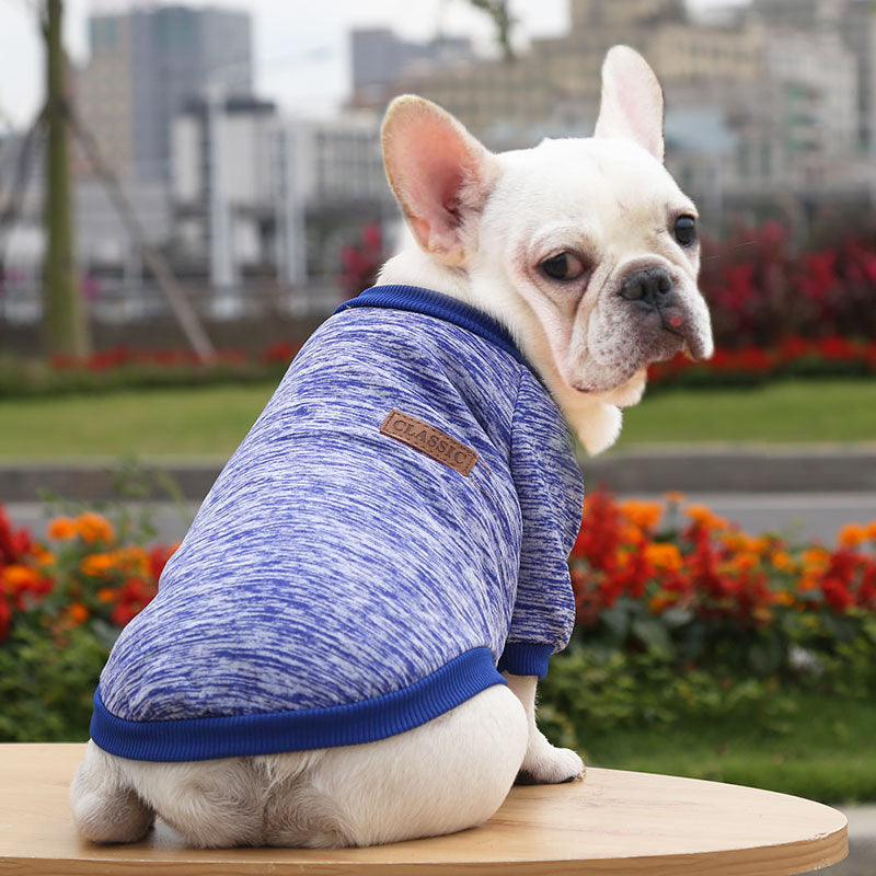 Fall Winter Sweater Two-legged Clothes Dog - side view - PET'S FUN | dog toy