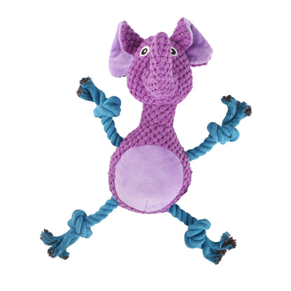 Dog Chew Toy Pet Plush Squeaky Paper Toy - angle view - PET'S FUN | dog supplies