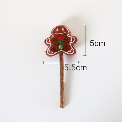 Cartoon Plush Rainbow Christmas Tiger Molar - detail view - PET'S FUN | dog entertainment