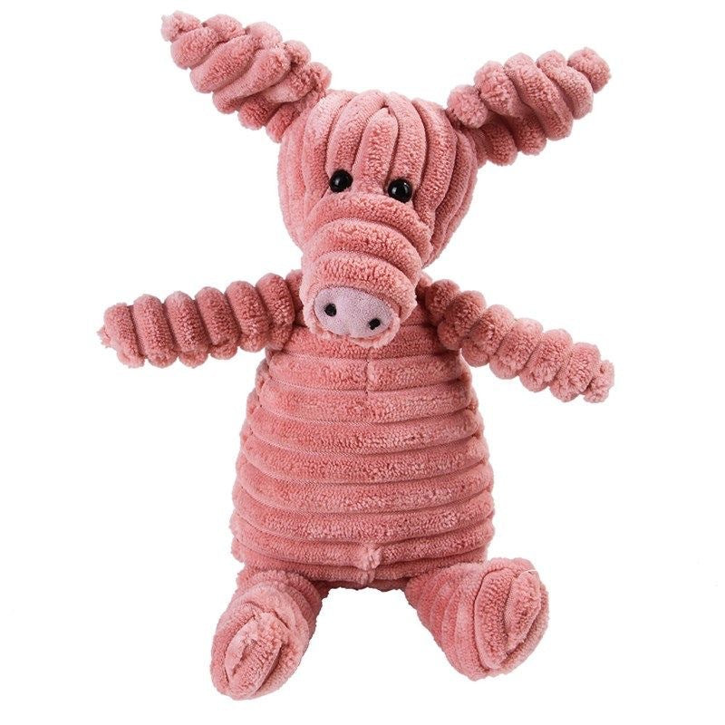 Stuffing Squeaky Plush Dog Toy Chew Speak Toy - back view - PET'S FUN | dog toy