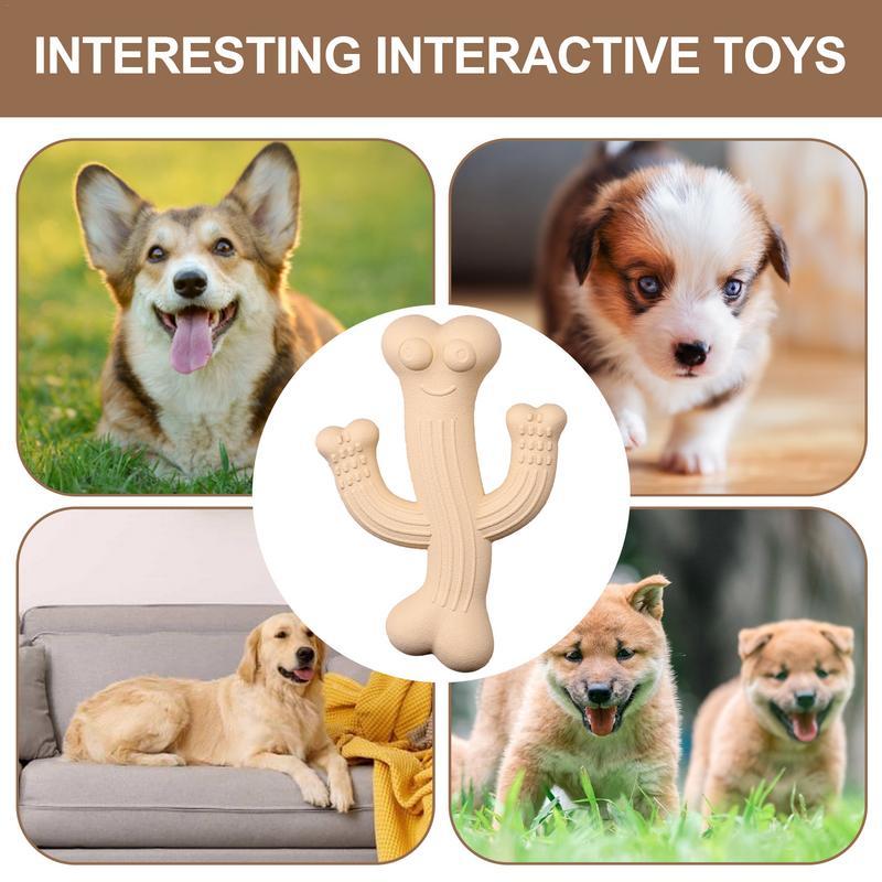 Cactus Puppy Chew Toy Cactus Dog Chew Toy Ultra - back view - PET'S FUN | dog accessories
