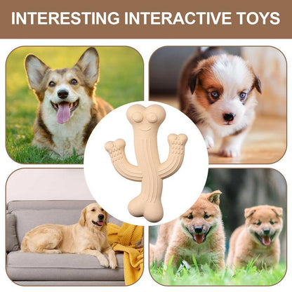 Cactus Puppy Chew Toy Cactus Dog Chew Toy Ultra - back view - PET'S FUN | dog accessories