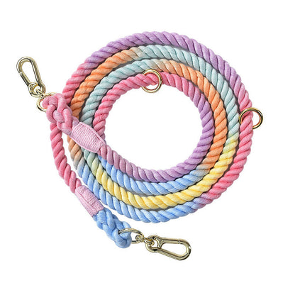 Multifunctional Braided Double-ended Dog - back view - PET'S FUN | dog supplies