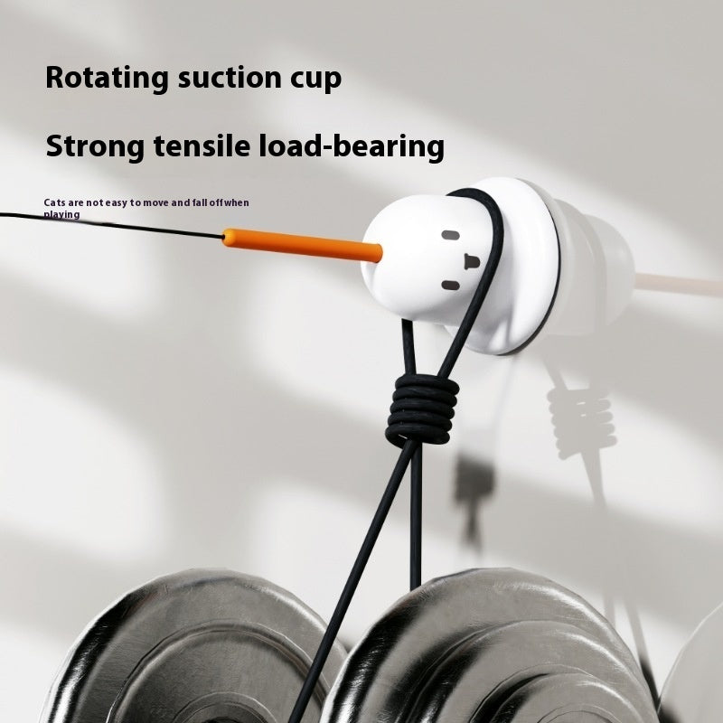 Cat Toy Strong Suction Cup Cat Teaser - front view - PET'S FUN | cat bed