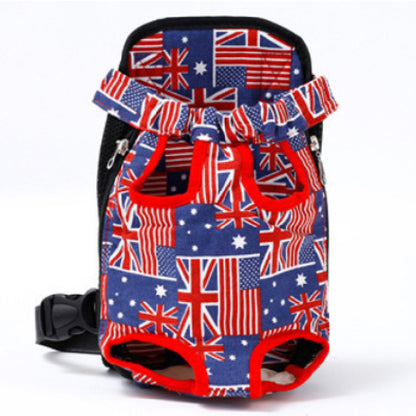 Pet Backpack Dog Go Out Carrying Bag - front view - PET'S FUN | dog toy