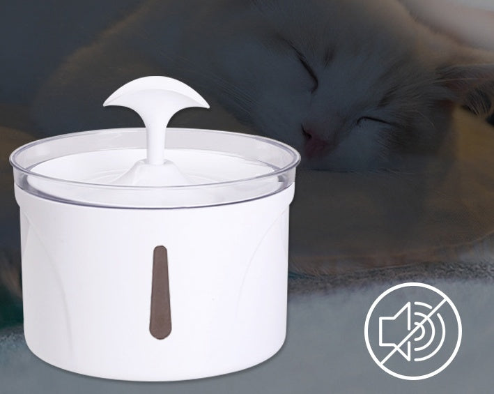 Pet Water Dispenser Intelligent Automatic Circulating - side view - PET'S FUN | pet entertainment